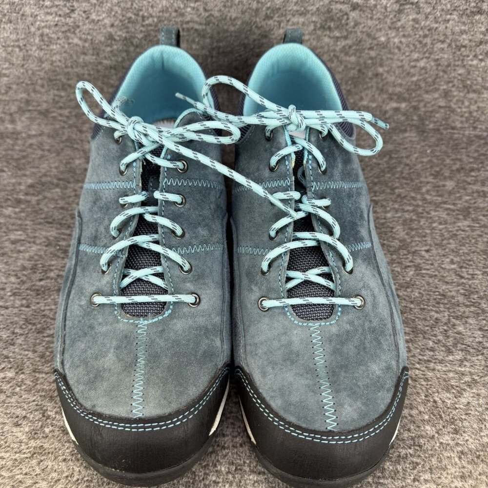 ✅LL Bean Beansport Feldspar Sneakers Blue Suede Low Top Comfort Shoes Womens 11M - Picture 5 of 10